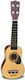 Bontempi Wooden Ukulele for 3+ Years
