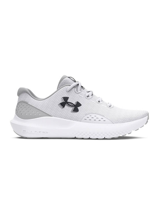 Under Armour Charged Surge 4 Ανδρικά Αθλητικά Παπούτσια Running Λευκά