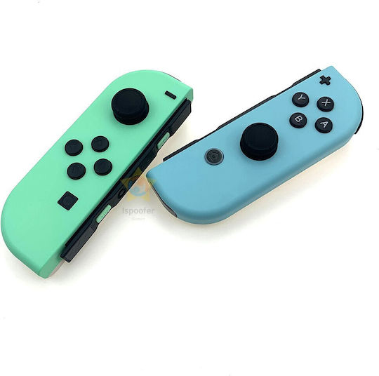 Joy-con Ασύρματο Gamepad για Switch Green/Light Blue