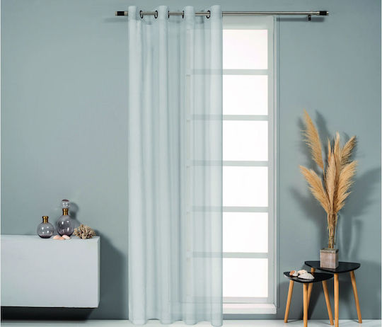 Easy Home Завеса с Копчета Phoebe Сив 140x260бр