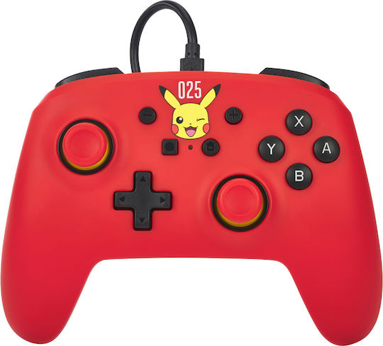 PowerA 323392 Gamepad Cu Fir Pentru Switch Laughing Pikachu