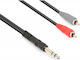 Vonyx Cable 6.3mm male - 2x RCA male 1.5m