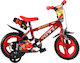 Dino Bikes Cars 12" Kinder Fahrrad BMX Rot