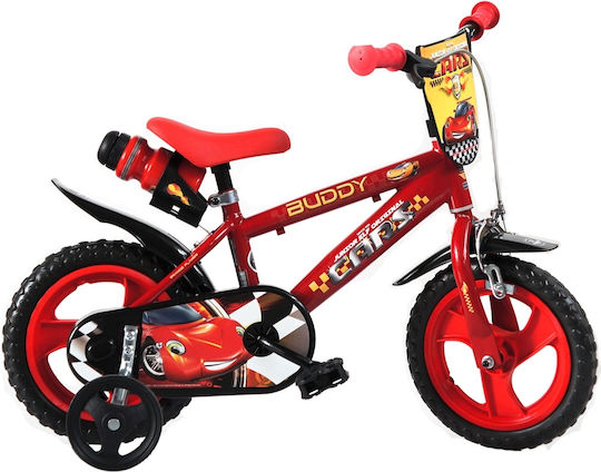 Dino Bikes Cars 12" Kinder Fahrrad BMX Rot