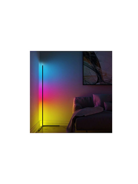 Decorativă Lampă cu Iluminare RGB LED Negru