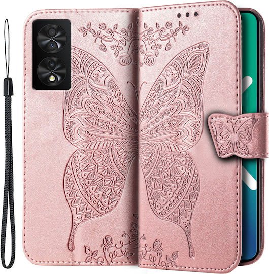 Book Piele artificială / Plastic / Silicon Roz (TCL 40 NXTPAPER 4G - TCL 40 NXTPAPER)