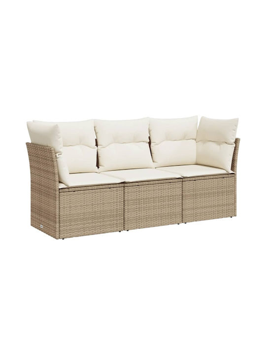 Tree-Seater Sofa Outdoor Rattan with Pillows 55x55cm