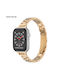 Sonique Classic Armband Rostfreier Stahl Gold (Apple Watch (42/44/45/49MM) Sonique Klassisch)