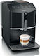 Siemens Eq.300 Αυτόματη Μηχανή Espresso 1300W Πίεσης 15bar με Μύλο Άλεσης Μαύρη TF301E19