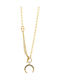 Achilleas Accessories Charm Mond Vergoldet