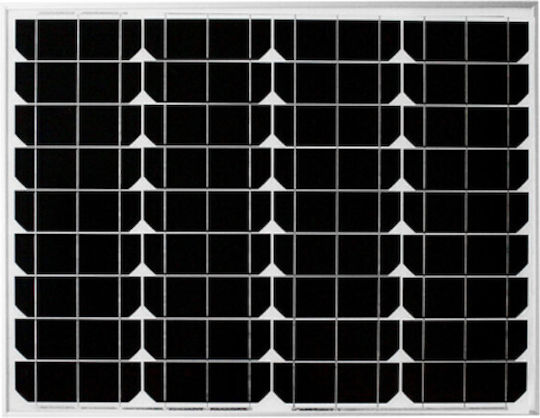 10-SF-FR-50-12 Monocrystalline Solar Panel 50W 18V 565x451x30mm