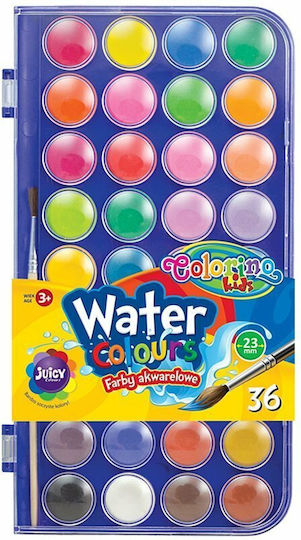 Colorino Set Acuarele Multicolore cu Pincel 36buc