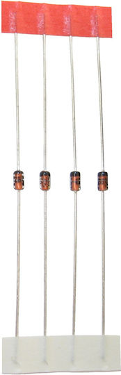 DC components Δίοδος Zener με Τάση 18V και Ισχύς 0.5W 4τμχ BZX55C18