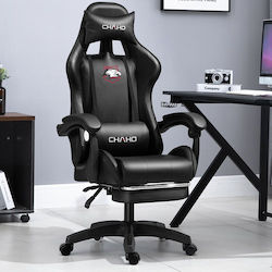 YT-088 Artificial Leather Gaming Chair Black