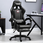 YT-088 Artificial Leather Gaming Chair Black