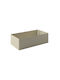 Pam & Co Χαρτοπετσετοθήκη Μεταλλική Λευκή 13x25x7.5cm 119-703