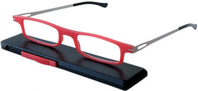 Reading Glasses +2.50 in Red color FLAT-121