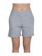Women's Blue Terry Shorts