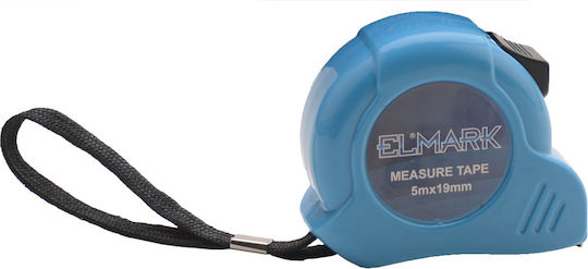 Elmark Maßband mit Automatisches Aufrollen 19mm x 5m
