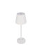 Elmark Metal Table Lamp LED with White Shade and Base
