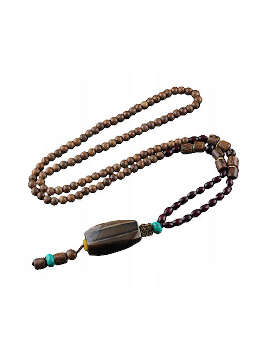 Nepal Buddhist Mala Colier cu Perle