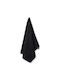 Humdakin Handtuch aus 100% Baumwolle in Schwarz Farbe 45x70cm