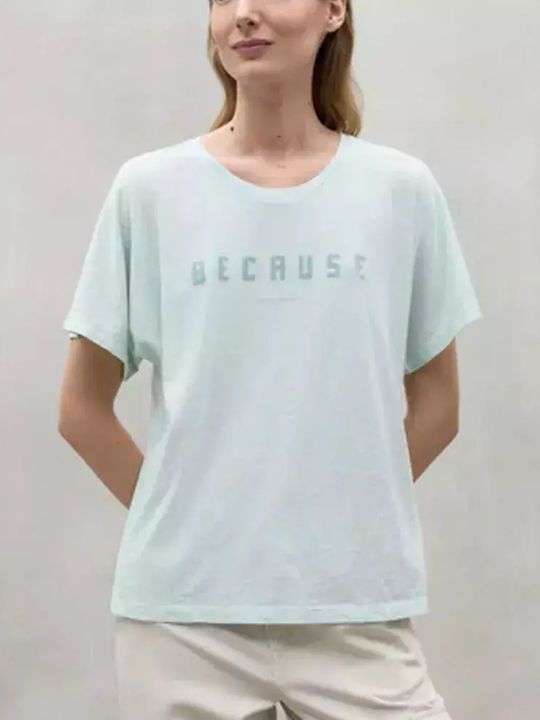 Ecoalf Γυναικείο T-shirt Baby Blue