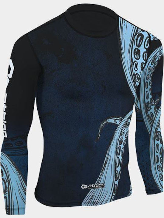 Athlon Long Sleeve Shirt 135-1836 for Jiu-Jitsu Black