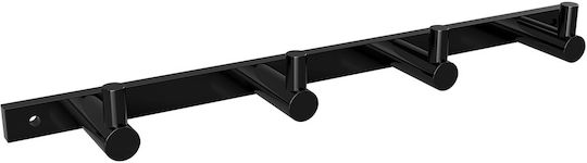 Bemeta Bemeta Haken Badezimmer Einzeln ​4x4cm Inox Schwarz