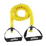 Force1 Resistance Band Gymtube Light with Handles Yellow