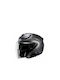 HJC F31 Jet Helmet with Sun Visor ECE 22.06 Semi Flat Titanium