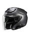 HJC F31 Semi Flat Titanium Κράνος Μηχανής Jet ECE 22.06 με Sunvisor