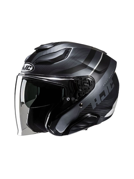 HJC F31 Naby MC5SF Motorcycle Helmet Jet ECE with Sunvisor