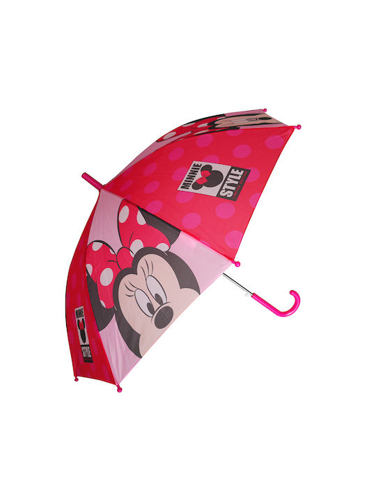 Chanos Kids Curved Handle Umbrella with Diameter 48cm Multicolour