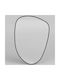 Aberto Design Dream Wall Mirror with Black Wooden Frame 91x61cm 1pcs