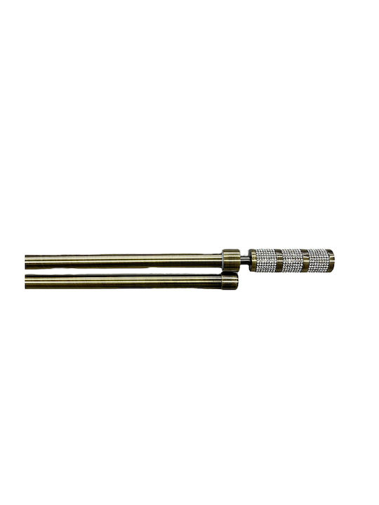 My Home Luxury Metallic Curtain Pole Single Φ19...