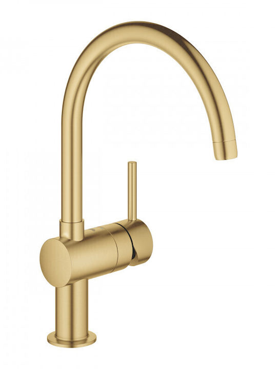 Grohe Minta Küchenarmatur Zähler Gold
