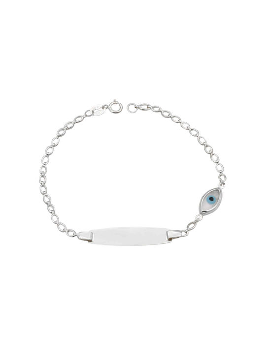 Krini Kids Bracelet ID from White Gold 9K