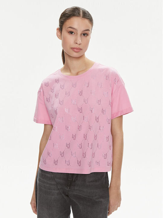 Liu Jo Γυναικείο T-shirt Ροζ