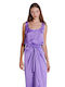Collectiva Noir Women's Summer Blouse Sleeveless Purple