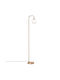 Opviq Floor Lamp H146xW27cm. with Socket for Bulb E14 Yellow