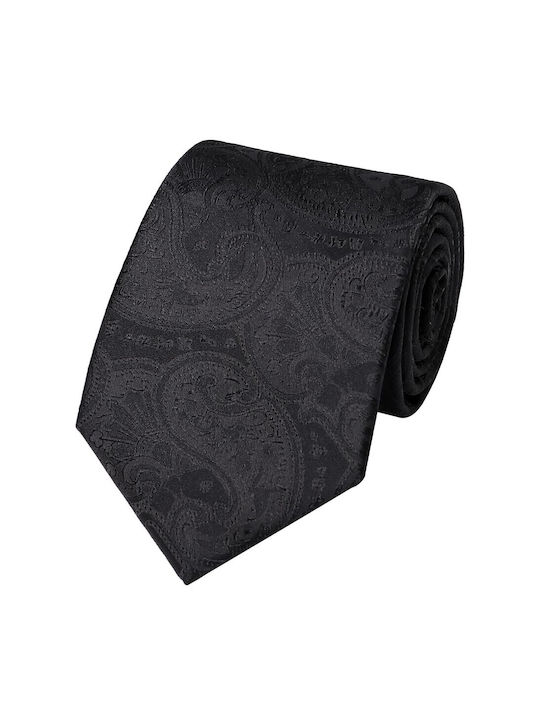 Men's Tie Printed in Black Color