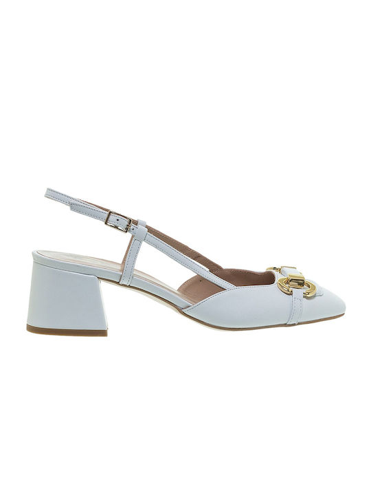 Mourtzi Leather White Heels