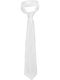 Valento Men's Tie Synthetic Monochrome in White Color
