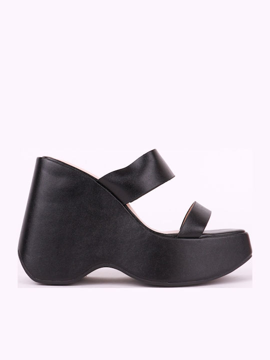 Alta Moda Damenplattformen Schwarz