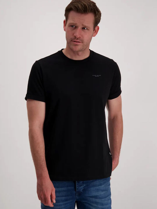 Cars Jeans T-shirt Bărbătesc cu Mânecă Scurtă BLACK