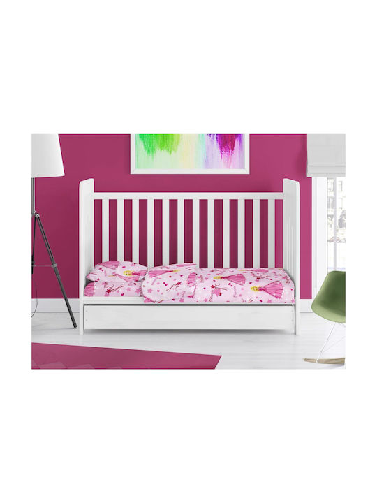 Dimcol Baby Bettbezug Bebe Princess Pink 120x16...
