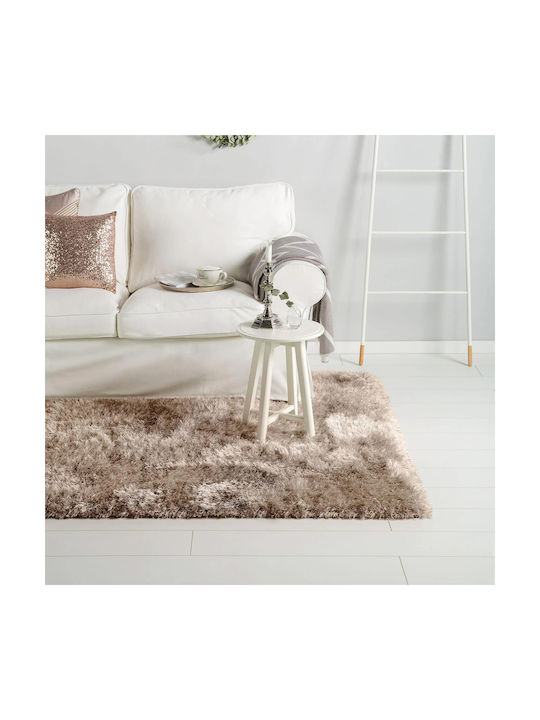 Saray Home Glossy Shaggy Rectangular Rug Shaggy Bison