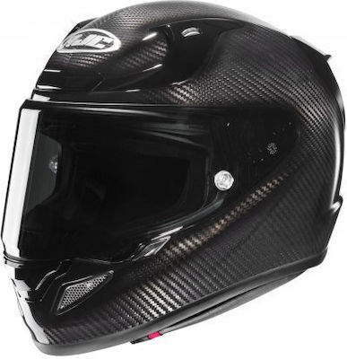 HJC RPHA 12 Carbon Solid Black Cască de motocicletă Față întreagă ECE 22.06