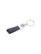 Troika Keychain Leather Black